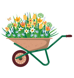 Garden Cart Flowers