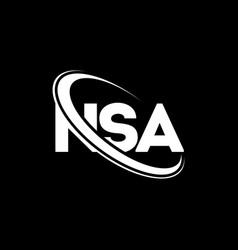 Nsa Logo Letter Letter Logo Design