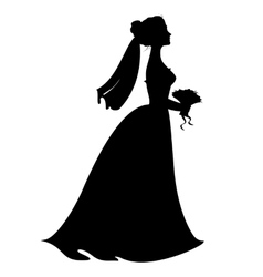 Girl in a dress with floral ornament Royalty Free Vector