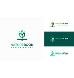 Nature Book Logo Designs Education Logo