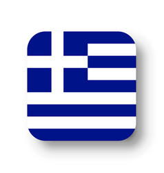 Rounded Square Flag Of Greece