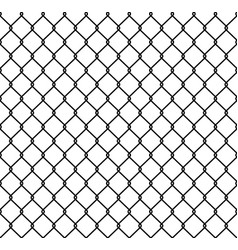 Steel Wire Chain Link Fence Seamless Pattern