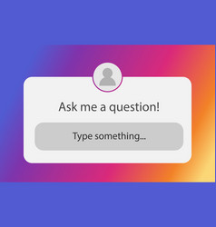 Ask Me A Question Box Instagram Story Graphic