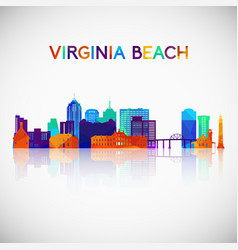 Virginia Beach Skyline Silhouette