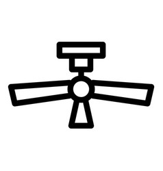 Ceiling Fan Icon Outline Style