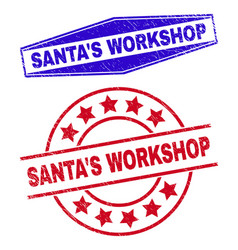 Santa S Workshop Textured Seals In Round