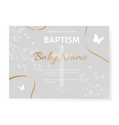 Baptism Invitation Card