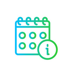 Event Information Event Planning Icon With Blue