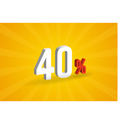 40 Discount 3d Text For Sells And Promotion