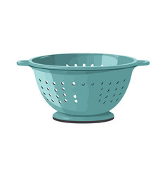 Empty Blue Pottery Bowl Icon