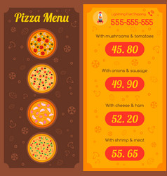 Pizza Restaurant Menu Pizza Restaurant Menu