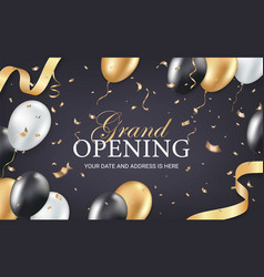 Grand Opening Party Invitation Card