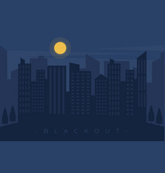 Hand Drawn Flat Design Blackout