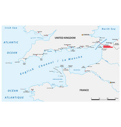 Map Of The English Channel Between United Kingdom