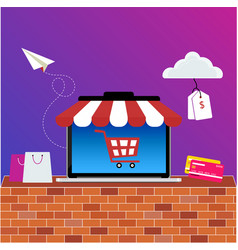 Electronic Shop E-shop Graphic