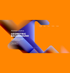 Fluid Gradient Triangles Landing Page Background