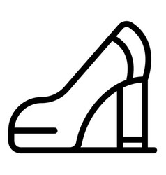 Model High Heels Icon Outline Catwalk