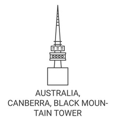 Australia Canberra Black Mountain Tower Travel