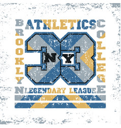 Brooklyn T-shirt Atletics Fashion