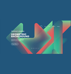 Fluid Gradient Triangles Landing Page Background