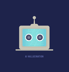 Ai Hallucination Concept Llm Large Language Model