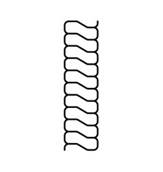 Snake Chain Line Icon