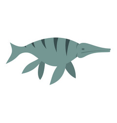 Ichthyosaur Dinosaur Icon Isolated