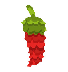 Pinata Pepper Icon Cartoon Party Toy