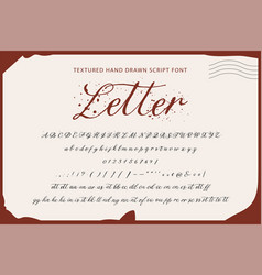 Handwritten Script Font