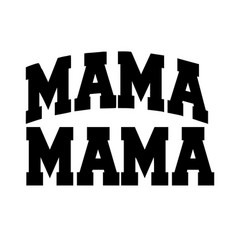 Mama Text Image