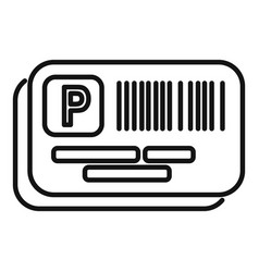 Parking Card Icon