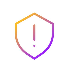 Security Hazard Pixel Perfect Gradient Linear Ui