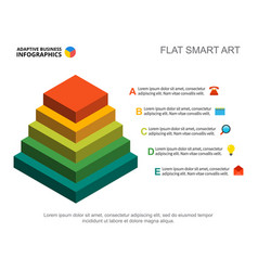 Five Steps Pyramid Process Chart Template