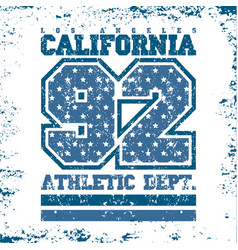 T-shirt Los Angeles Ca Fashion Typography Sport