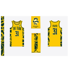 Basketball Uniform Mockup Template Design