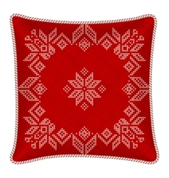 Christmas Embroidered Pillow