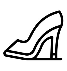 Event Elegant High Heels Icon Outline