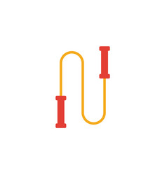 Jump Rope Icon Simple Flat Element From Fitness