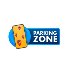 Parking Sign Zone Map Pin Street Road