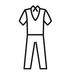 Boy Uniform Icon Outline Student Uniform