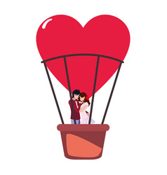 Couple Romance Travel Hot Air Balloon