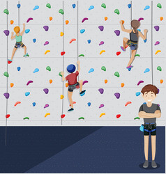 Indoor Rock Climbing Gym