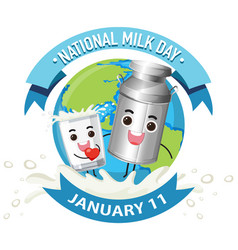 National Milk Day January Icon