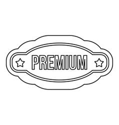 Premium Lable Icon Outline Style