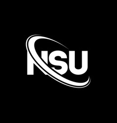 Nsu Logo Letter Letter Logo Design