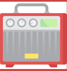 Retro Music Vintage Amp Box Icon Isolated