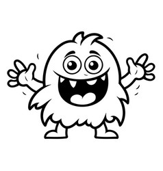 Cute Monster Cartoon Mascot Character Design