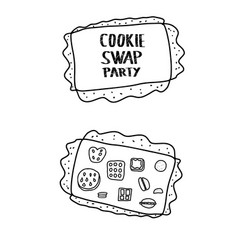 Cookie Swap Lettering Concept Design