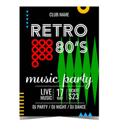 Retro 80s Music Party