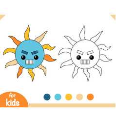 Coloring Book Cute Bacteria And Virus Character